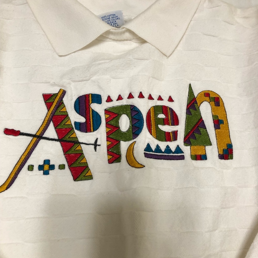 Vintage Aspen sweater GUC - Picture 4 of 5